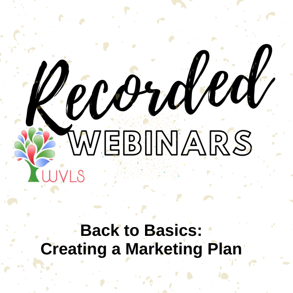 New Recorded Webinar: Creating a Marketing Plan