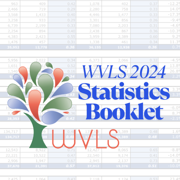 Text says WVLS 2024 Statistics Booklet