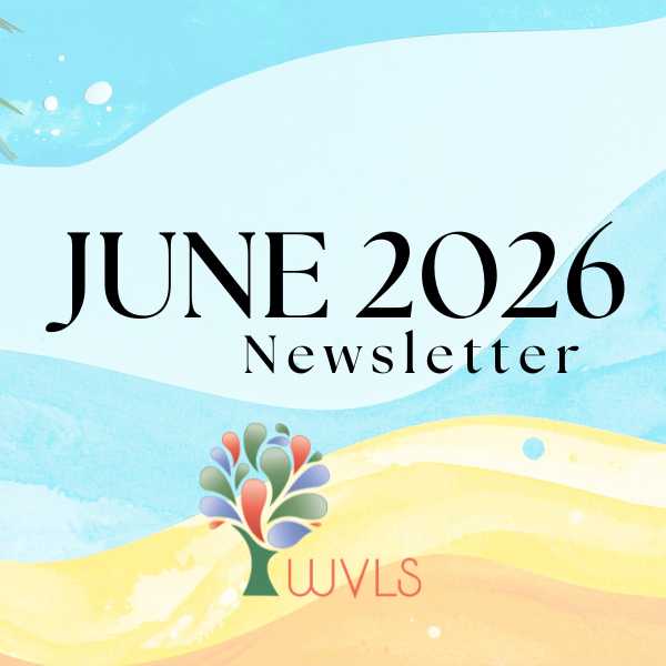 Text: June 2026 Newsletter with WVLS logo